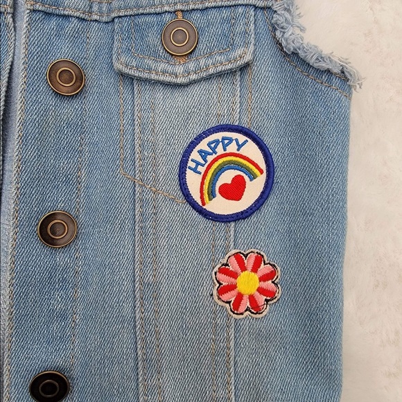 Junk Food Disney Denim Patch Vest - Picture 12 of 15